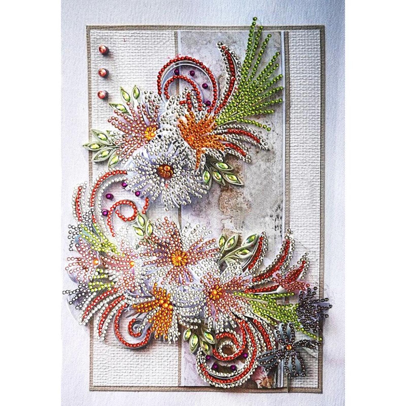 

5D Partial Special Shape Drill Diamond Mosaic Flower Plants Series Rhinestone Draw Home Art Crafts Mosaic Art Decoration
