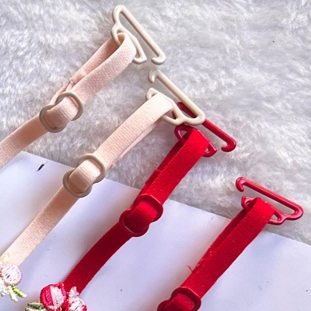 Anti-slip Shoulder Straps Elastic Floral Shoulder Belts Lingerie Strap Belt  Wedding Party Dress