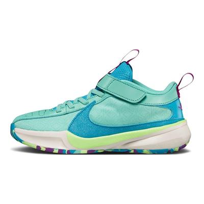 Zoom Freak 5 PS Greece X Nigeria Kids Sneakers Teal Emerald-Rise Blue-Lightning DZ4485-300