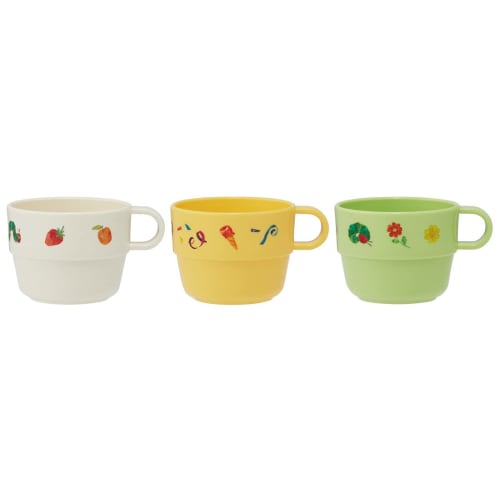 Skater Children's Cup Set of 3 Hungry Caterpillar Made in Japan KS31-A