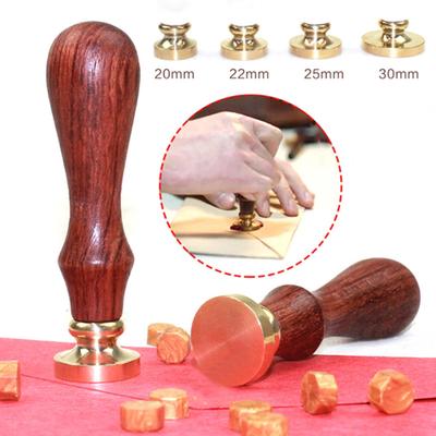 20mm/22mm/25mm/30mm Pieczęć Stempel Klasyczny Stempel z Literą Stempel do Kopert Pieczęć Woskowa Miedziana Głowica DIY Z Rękojeścią z Palisandru Pieczęć Woskowa