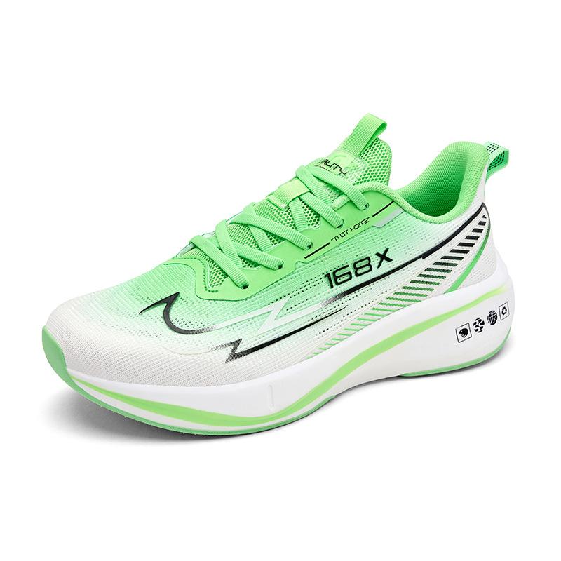 Men's and Women's 2025 Outdoor Carbon Board Running Light and Breathable Student Body Test Running Shoes Large Size Marathon Running Shoes