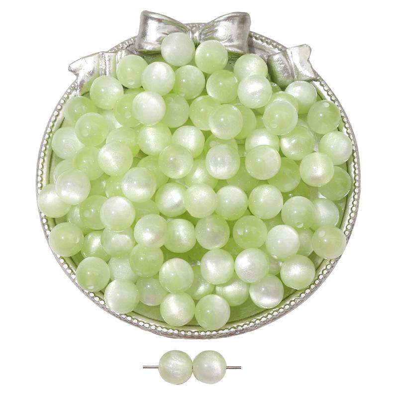 8/10/12mm Cat's Eye Resin Beads for DIY Jewelry Making - Loose Beads for Bracelets & Necklaces