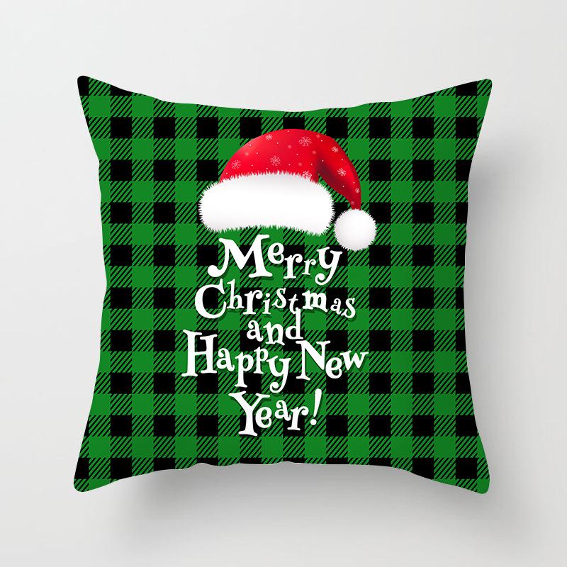 New Christmas Pillowcase Home Sofa Holiday Gift Decoration Pillow Cushion Cover