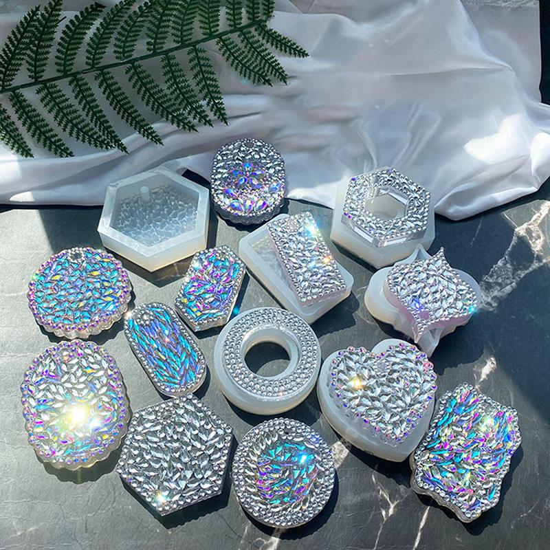 

Diy Diamond Листинг Силиконовая эпоксидная смола Форма Алмаз Нерегулярный кулон