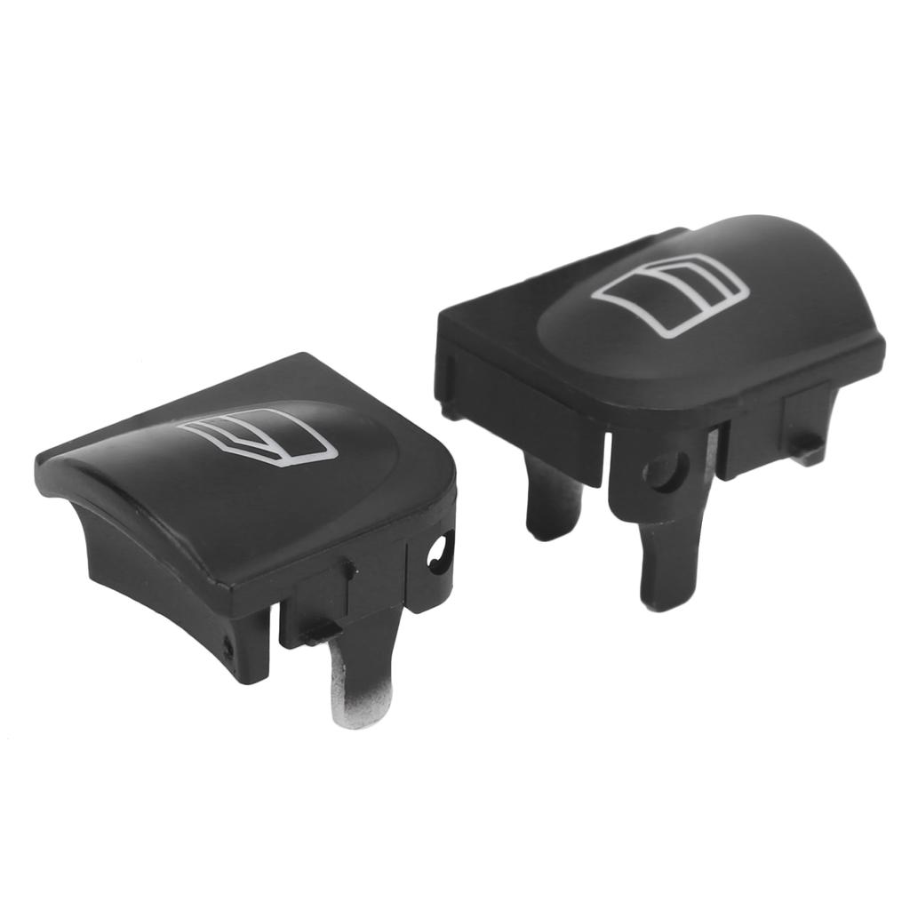 1 Pair Window Switch Button Covers Caps 2038200110 Replacement for MercedesBenz CClass W203 C230