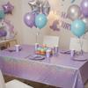 2Pcs Thickened Disposable Laser Tablecloth Iridescent Effect Birthday Tablecloth  Bachelorette Party