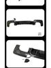 BMW X3 G01/G08 Rear Lip Kit: Glossy Black Carbon Fiber Diffuser