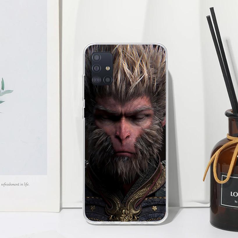 Black Myth Wukong Game Phone Case For Samsung Galaxy A52 A42 A32 A22 A12 A02S A72 A51 A50S A41 A31 A21S A71 A40 A30S A20S A10S A