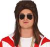 Wig Hair 70s 80s Disco Brown