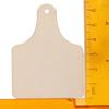 40pcs With Ropes Unfinished Wooden Cutouts Unfinished Blank Cow Ear Tags Cutouts Wooden 2.5x2in Farmhouse Blank Home Party