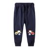 Kids' Loose Fit Cartoon Pants - Cozy Autumn Winter Wear for Boys