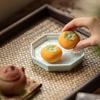 Chinese Ceramic Tea Snack & Fruit Plate