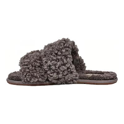 Comfortable Round Toe Slide Sandals Women Footwear Gray 1130837-CHRC
