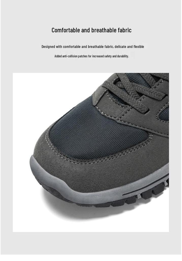 Men's Large Size Lightweight Velcro Walking Shoes - Comfortable Outdoor Travel Footwear for Middle-aged and Elderly Dads