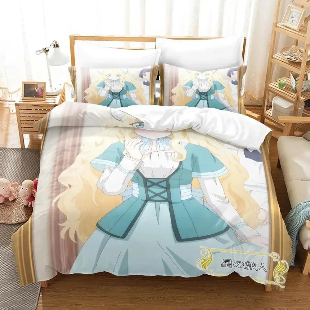 3D Print Anime Bibliophile Princess Bedding Set Duvet Cover Bed Set Quilt Cover Pillowcase Comforter King Queen Size Boys Adult