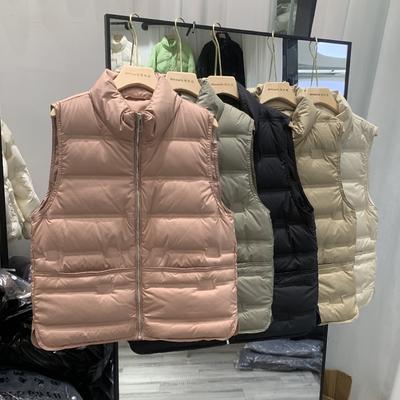 Down Vest Women's Autumn Short Vest Sleeveless Vest Women's Down Vest Women's Jacket Down Jacket Women's