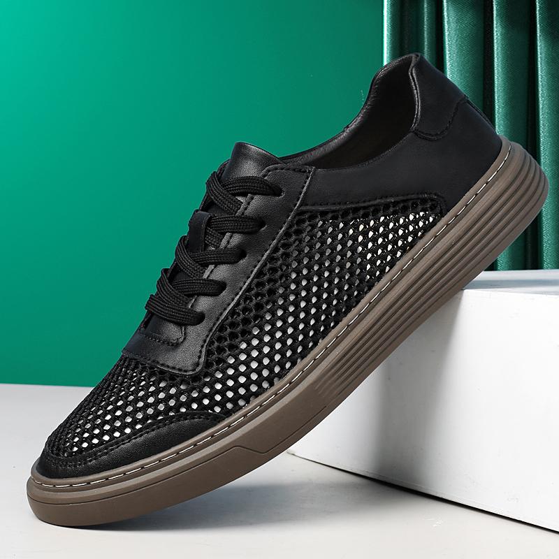 Fashion New Trend Summer Sneakers Fashion Versatile Casual Shoes Lightweight Breathable Mesh Sneakers Outdoor Male Skateboard Footwear
