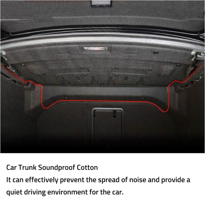 Car Trunk Insulation Cotton Soundproof Carpet Sticky Pad Car-styling For HONDA ACCORD 10TH 2016-2021