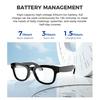 Smart Camera Glasses 5MP 1080P HD Camera 26 Languages Translation Music Playback Phone Calls AI Smart Glasses Bluetooth Glasses