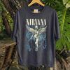 Comfort Colors Nirvana In Utero Maglietta Angelo, Maglietta Vintage Grunge Band, Maglietta Grafica Kurt Cobain, Regalo per Fan Musica Rock Anni '90
