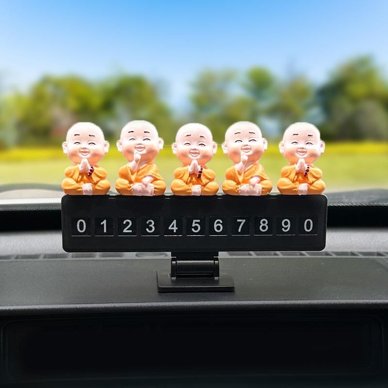 1Pc Creative Car Supplies Moving License Plate Folding Car Hidden Moving License Plate Folding Temporary Parking Number Plate