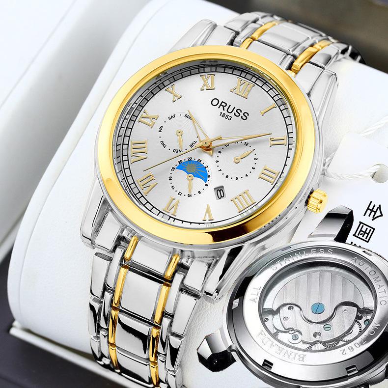 Kuaishou Uhr Herren Fälschung Mechanische Uhr Automatische Uhr Großes Zifferblatt Wasserdicht Leuchtend