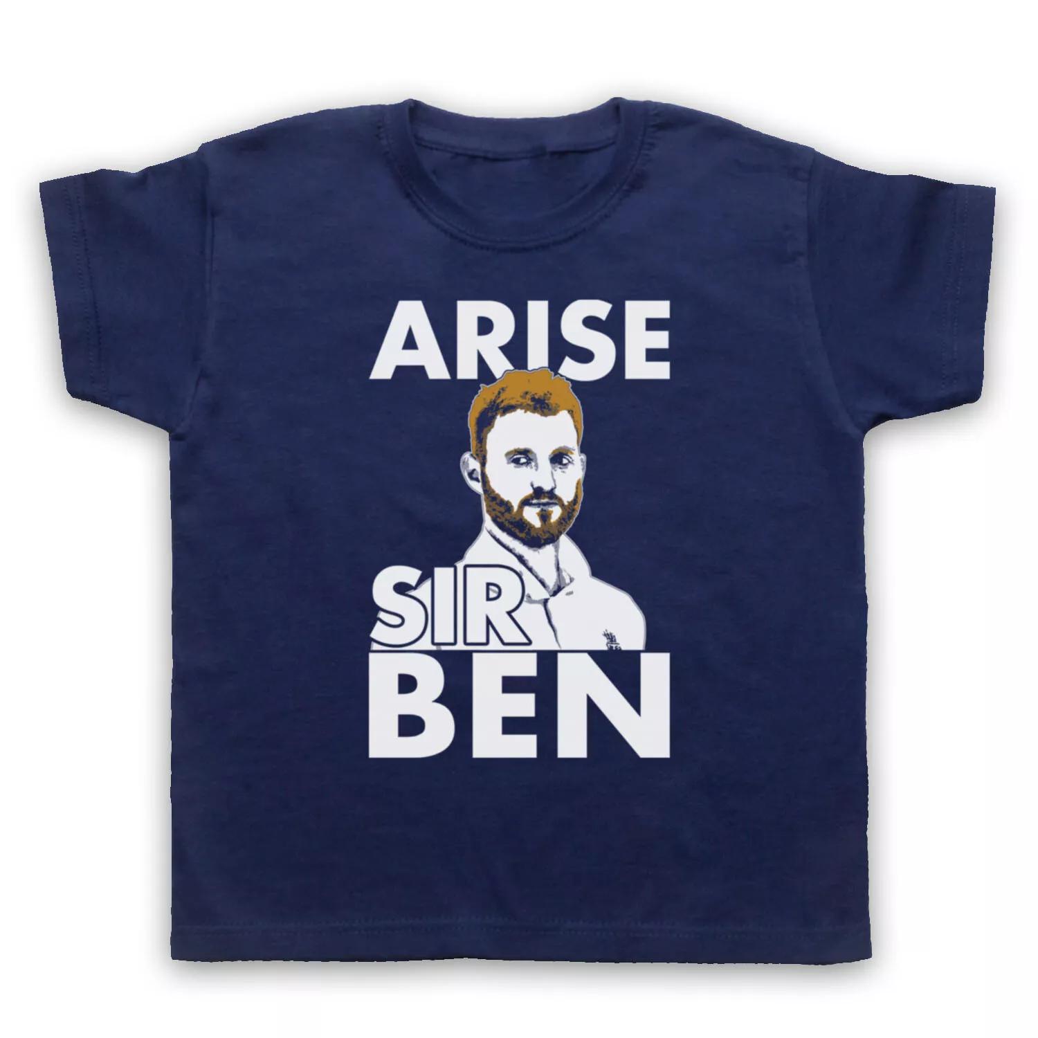 БЕН СТОКС НЕОФИЦИАЛЬНАЯ ВСТАВАЙ СЭР БЕН ПЕПЕЛ АНГЛИЯ БАТ ДЕТСКАЯ ДЕТСКИЙ ФУТБОЛКА 100