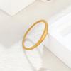 Japanese Sand Gold Small Star Plain Ring, Exquisite High-grade Matte Ring, Titanium Steel Electroplating Stacked Accessories