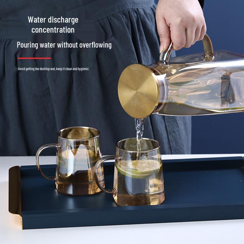 Nu Feng Amber High Borosilicate Glass Pitcher Set