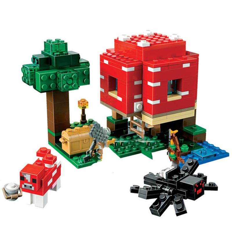 Minecraft Das Pilzhaus Set Bausteine Spielzeug Für Kreatives Denken
