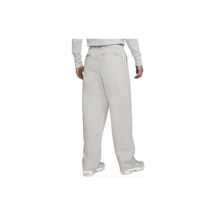 Nike Casual Pants Men's Light Gray Moderate Straight Fit Pants FD0405-012