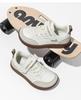 HOBIBEAR Kinder Breite Kopf Atmungsaktives Stoffobermaterial Lässige Laufschuhe für Frühling & Herbst