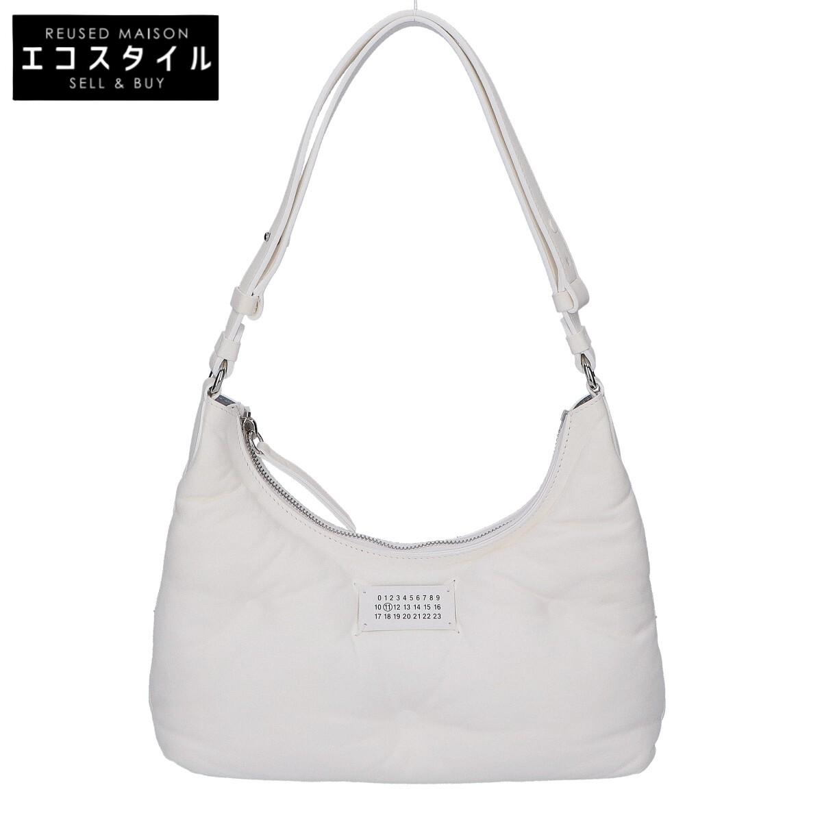 

Maison Margiela SB3WG0024 P4300 2023 Glam Slam Hobo Small Bag Shoulder bag T1003 WhiteUsed