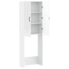 Toilet Cabinet HOORN White 66 X 25.5 X 190 Cm Engineered Wood