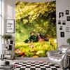 Wall TapestryDemon Slayer Art Hanging Cloth Decorative Background Cover for Room Decoration