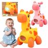 Sound and Light Giraffe Toys with Leash Animals Toys Electric Doll  Early Education