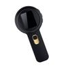 2 Inch Smart Handheld Magnifier with High Definition Screen 5 200X Zoom 16 LED Lights Magnifying Glass Black