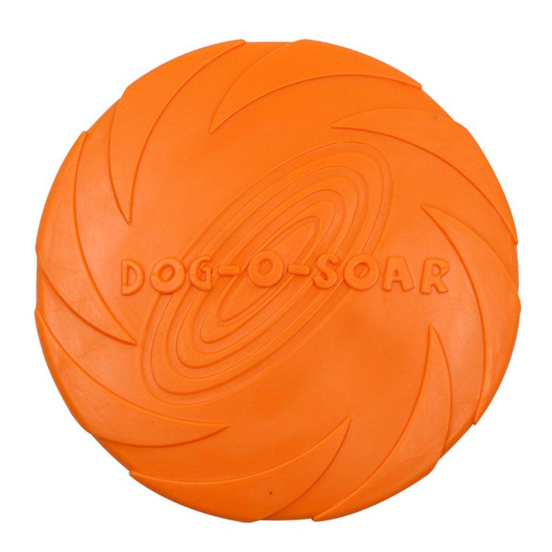 Pet Dog Frisbee Silicone Flying Disc Toy For Large Dog Outdoor Playing Training