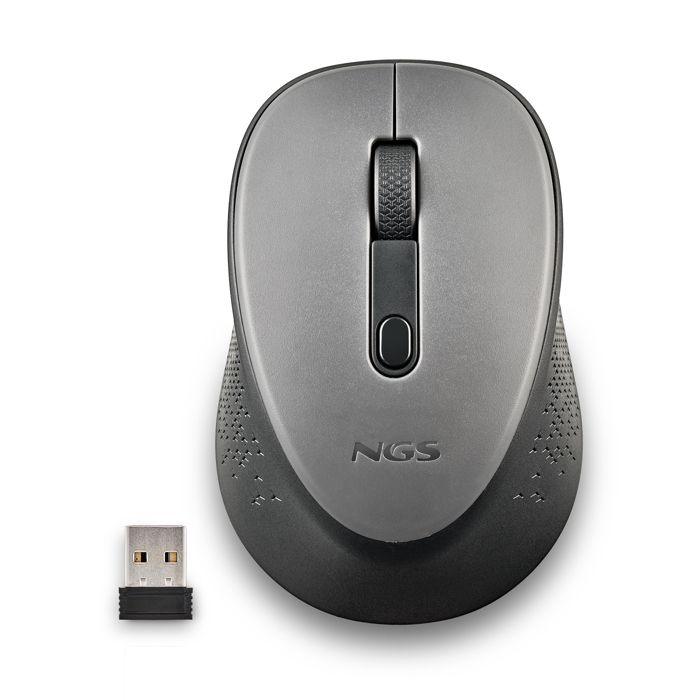 Souris Optique Sans Fil - NGS - DEW GRAY - 800/1600 DPI - Ambidextre - Silencieuse