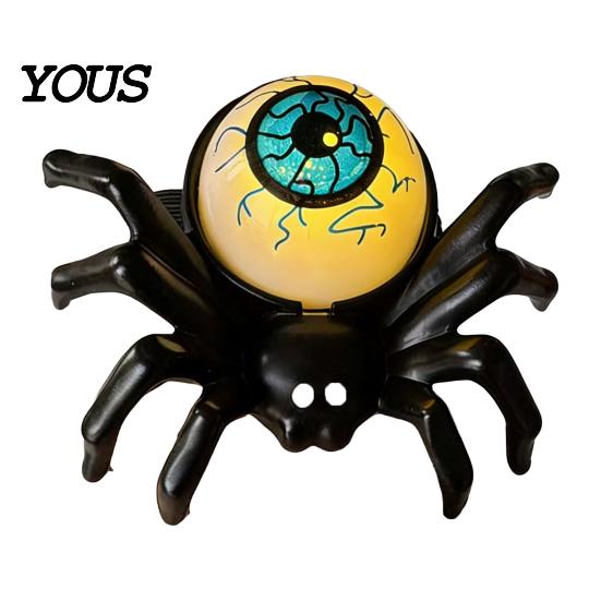 Eco-friendly Spider Band Halloween Wristband, LED Light Up Bracelets, Spooky Skull Eyeball 3D Pumpkin Wrist Bands for Party Supplies