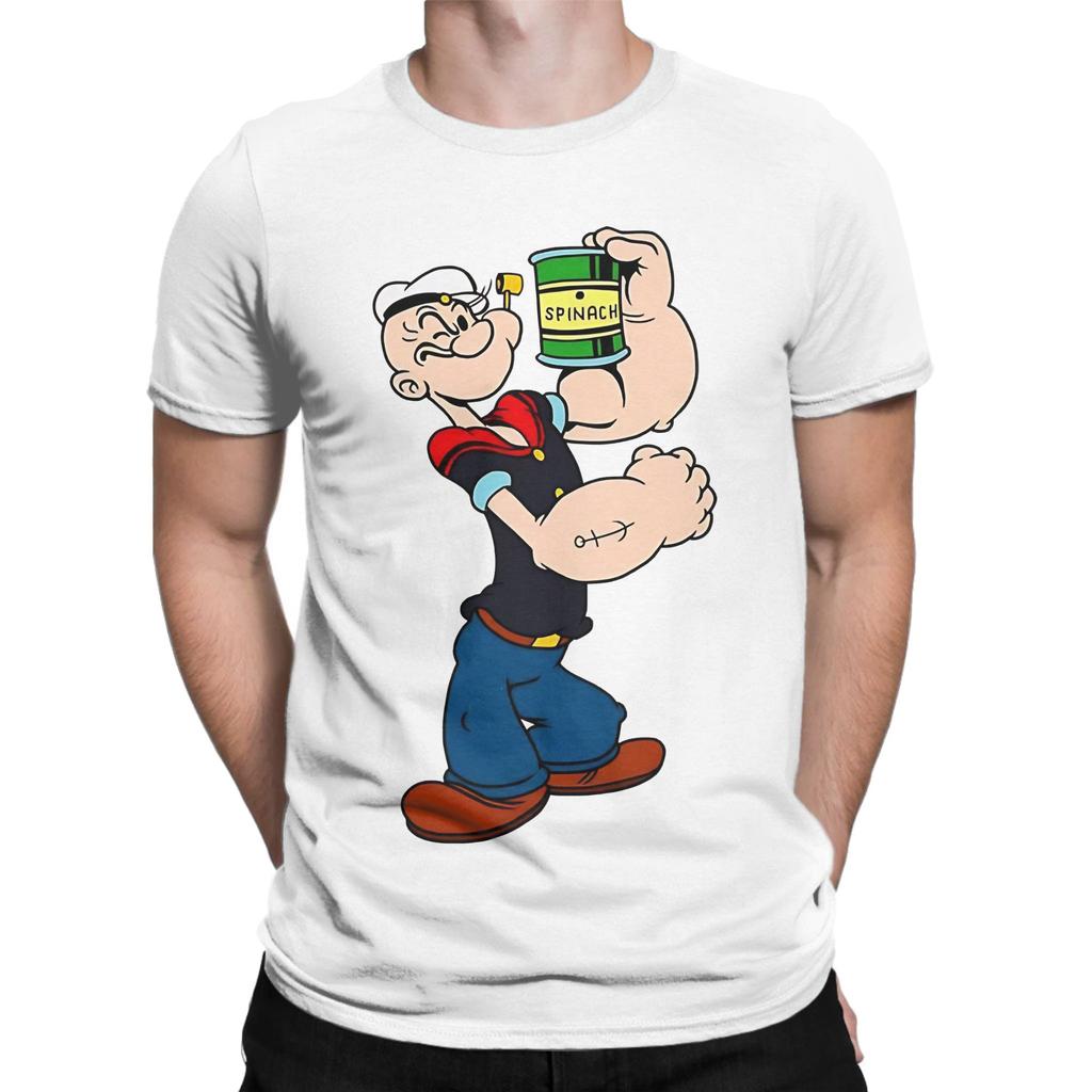pPopeye poster Novelty 100 Cotton TShirt pPopeye Tees Tops For Unisex