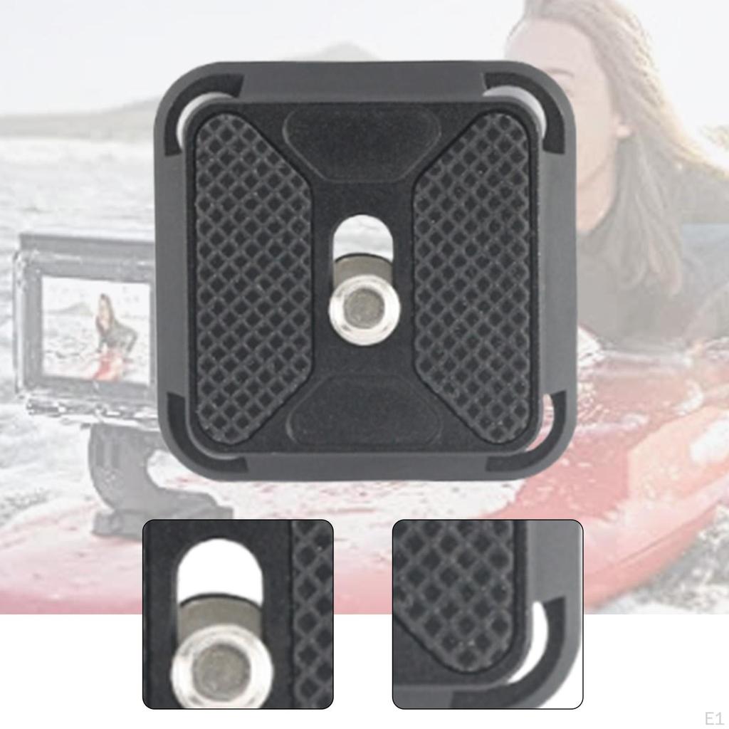 Qr Mount Plate Universal Practical for Backpack Strap Clip Portable Outdoor Enthusiast