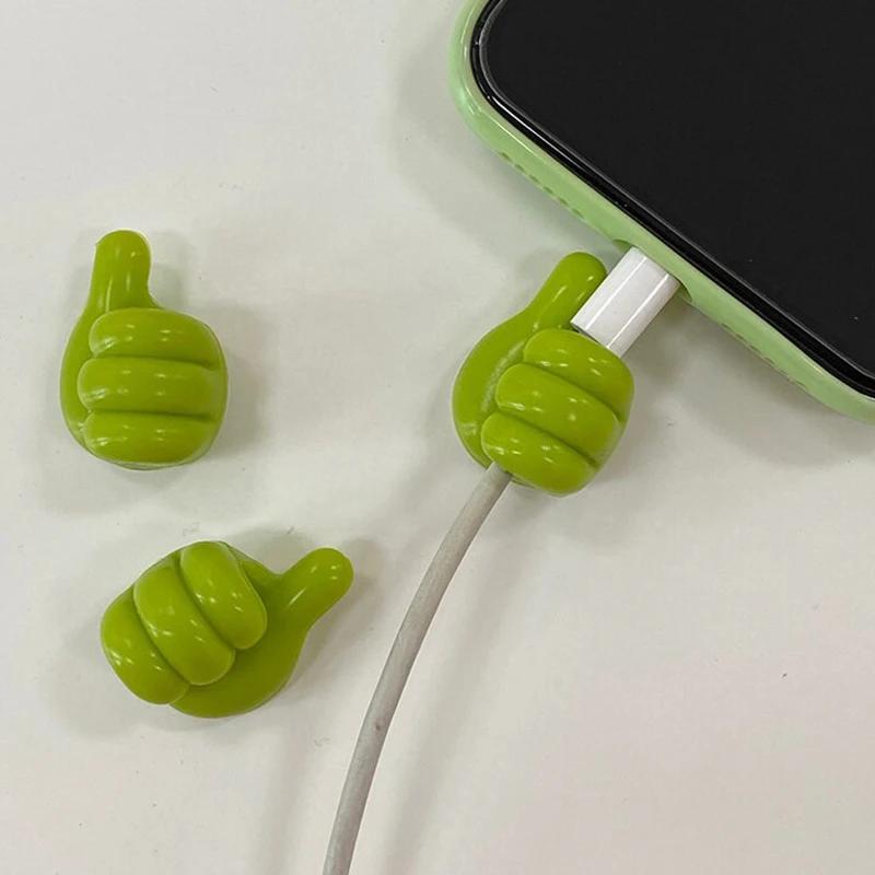4Pcs Car Hand-shaped Hook Self-Adhesive Creative Silicone Thumb Strong Stickiness Without Leaving Mark Auto Accessories Interior