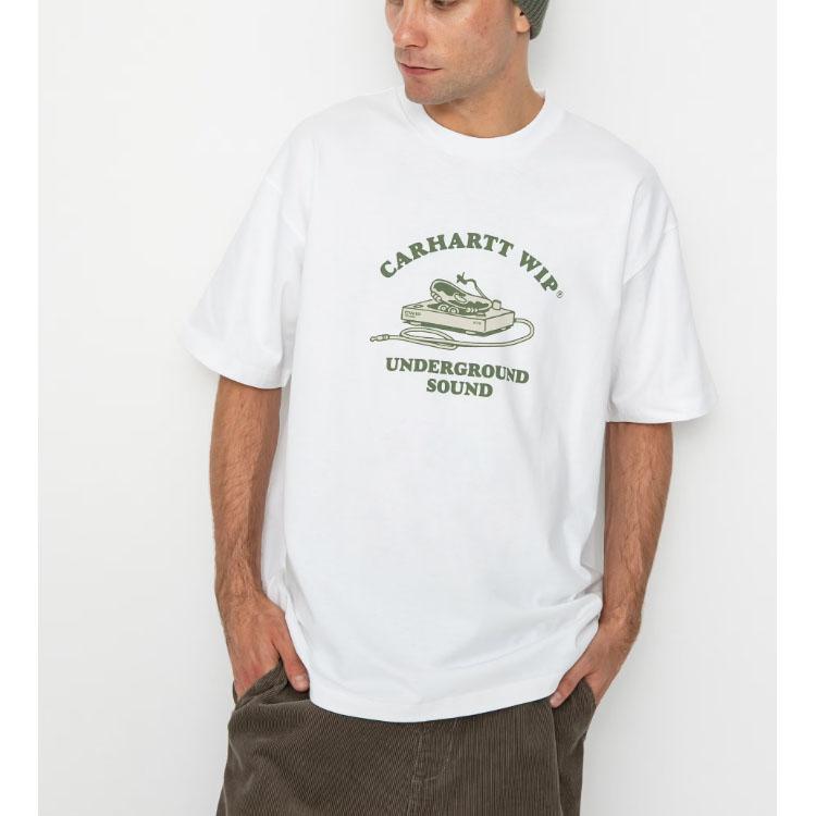 Carhartt WIP SS23 Underground Sound T-Shirt Men T-Shirt White I032423-02-XX