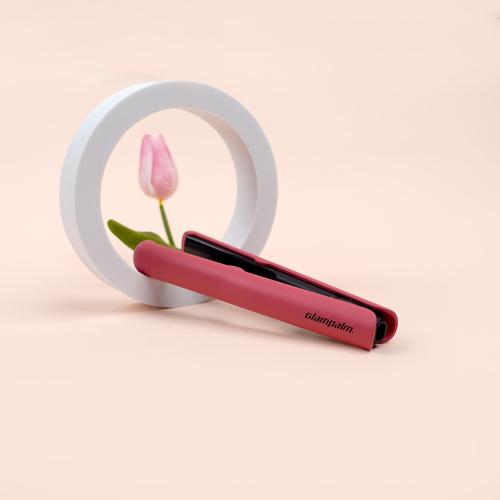 Glampalm Ferro per Capelli Mini Volume Glam Chic - Rosa Glam (Portatile, Volt Gratis) (5003982601)
