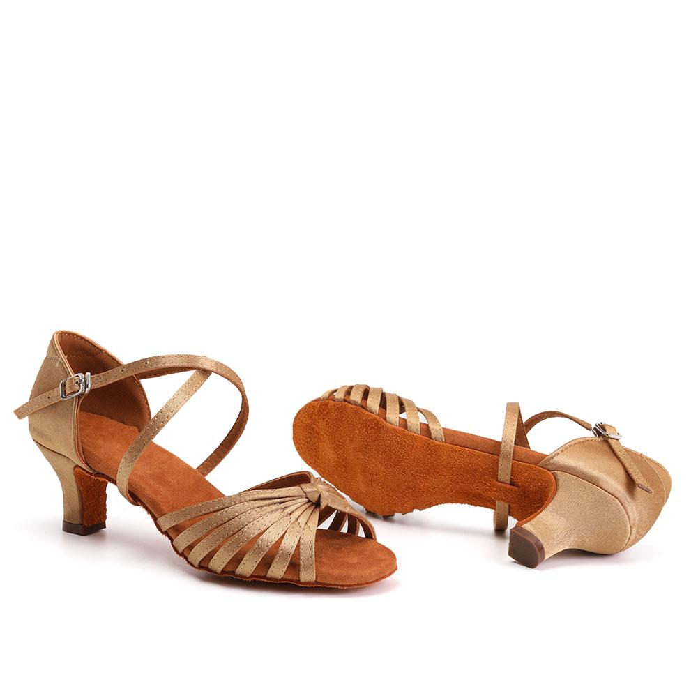 Pantofi de dans latino profesionisti pentru femei Salsa Pantofi de dans pentru interior Toc mijlociu 5cm