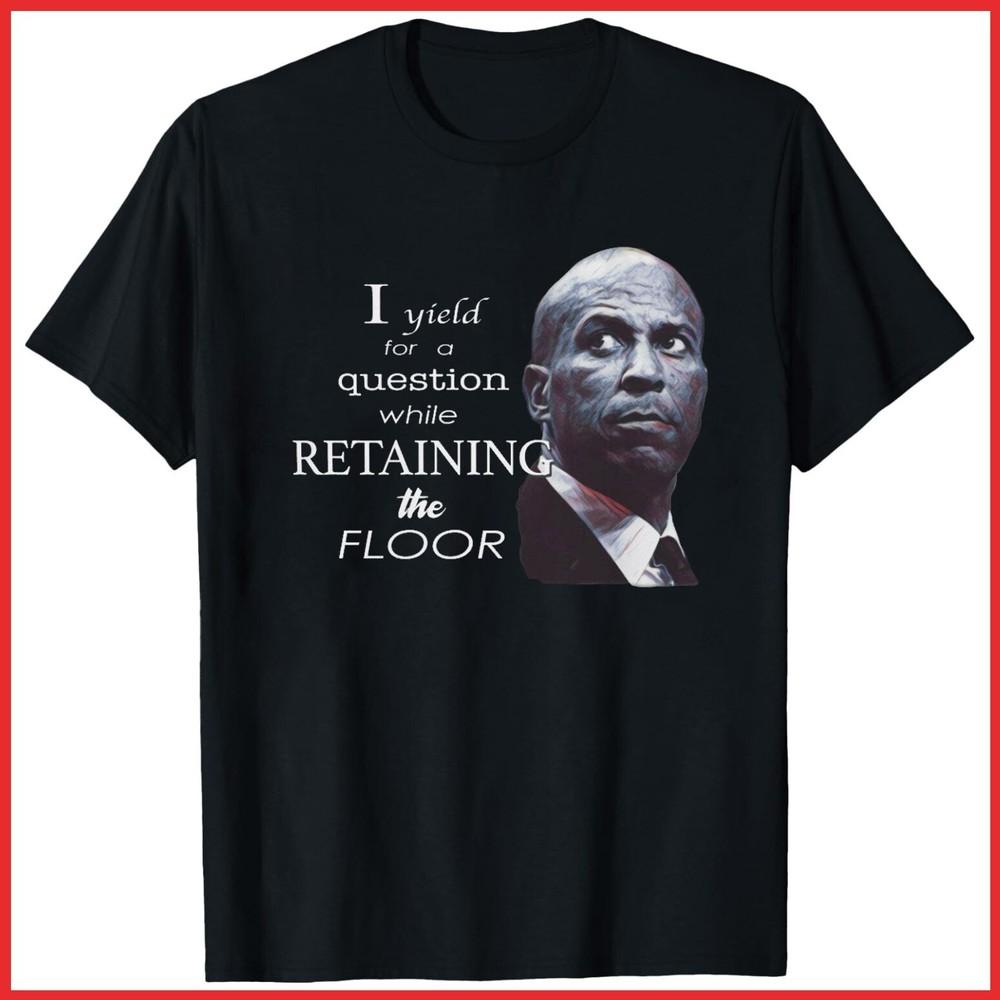 Senator Cory Booker Speech Black Cotton T-Shirt Unisex T-Shirt M