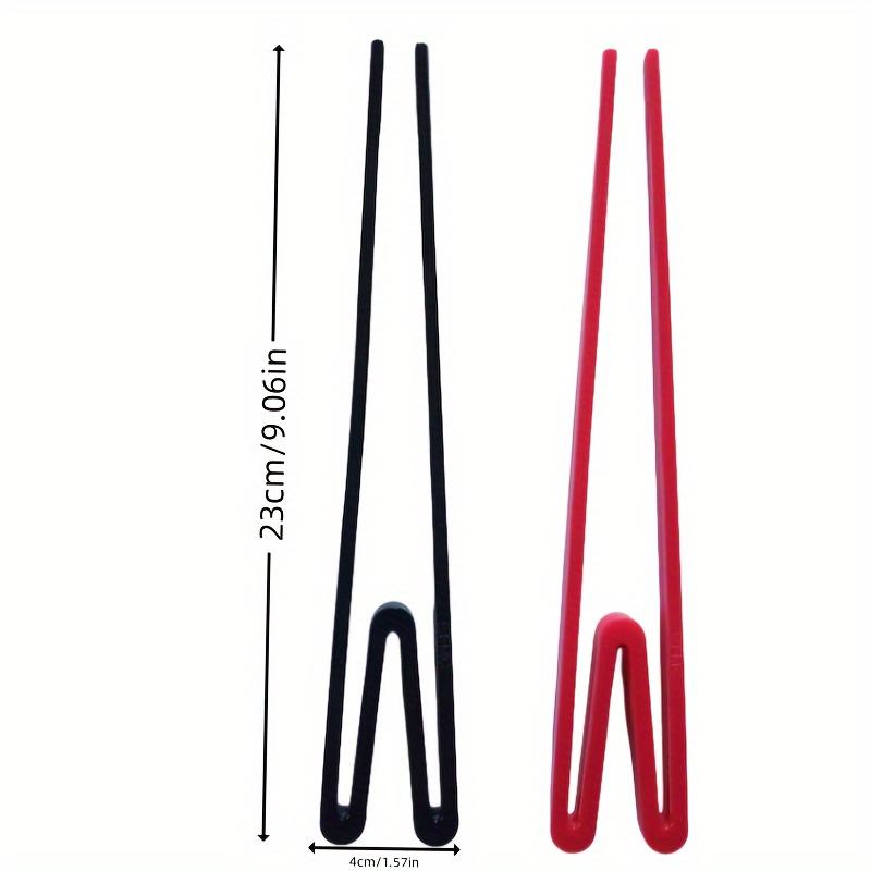 Durable Plastic 1 Reusable Training Chopstick - A Quick Assistant for Beginners and Enthusiasts, Catering Service Equipment