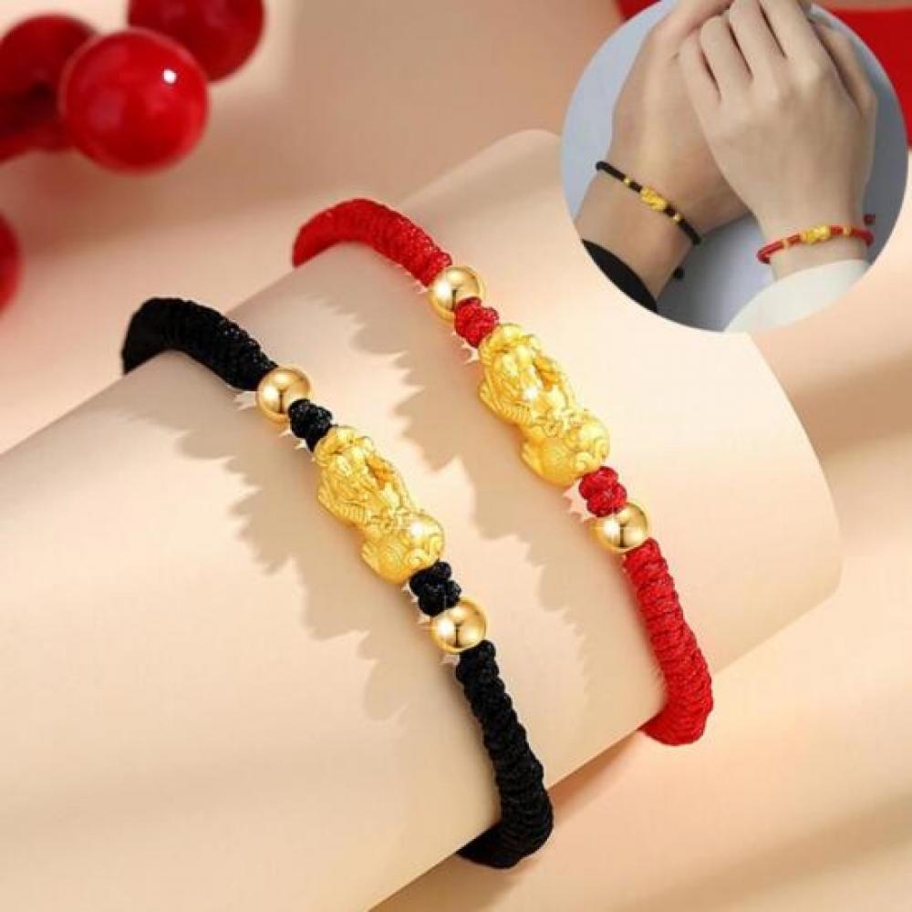 New Arrivals Open Run Bi Hyu Bracelet Gold Twist Knot Wealth
